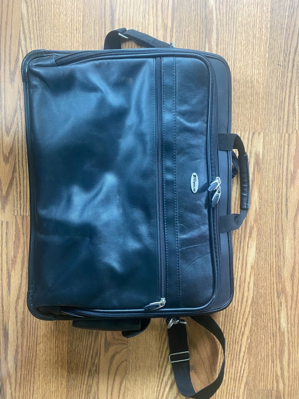 Black Men's Briefcase Carry Bag - Professional Laptop Messenger